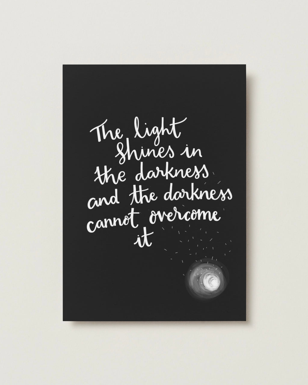 ‘Light in the Darkness’ A4 Print