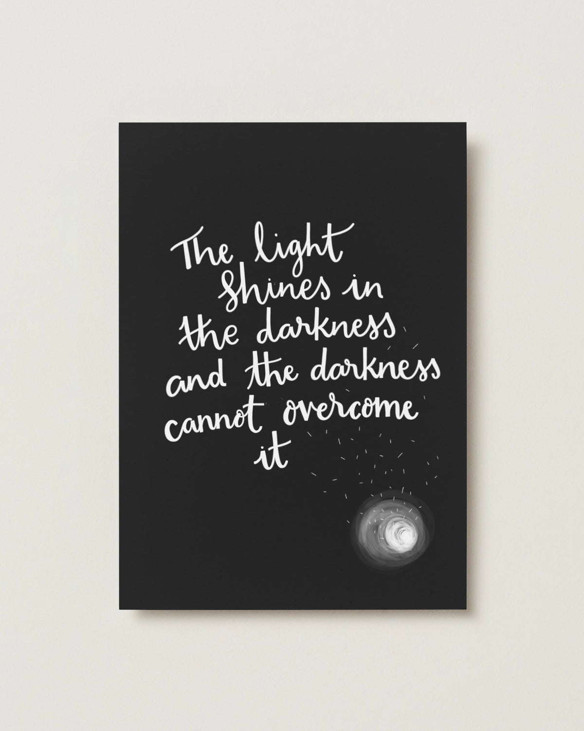 ‘Light in the Darkness’ A4 Print