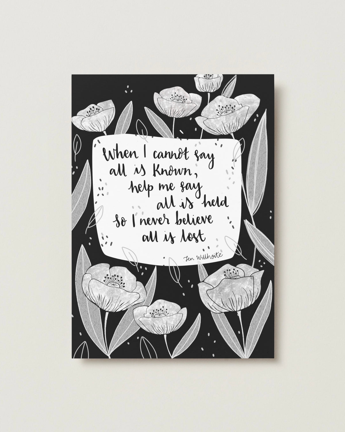 ‘All is Held’ Print