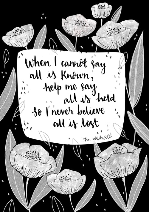 ‘All is Held’ Print