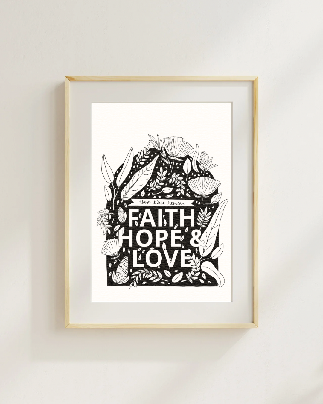 ‘Faith, Hope & Love’ Print A4