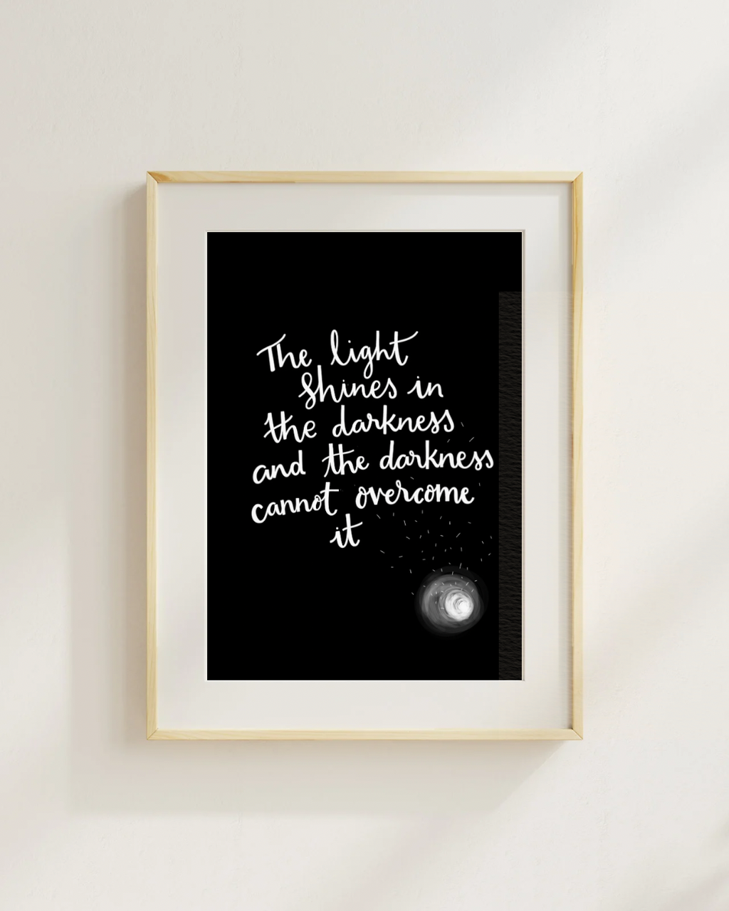 ‘Light in the Darkness’ A4 Print