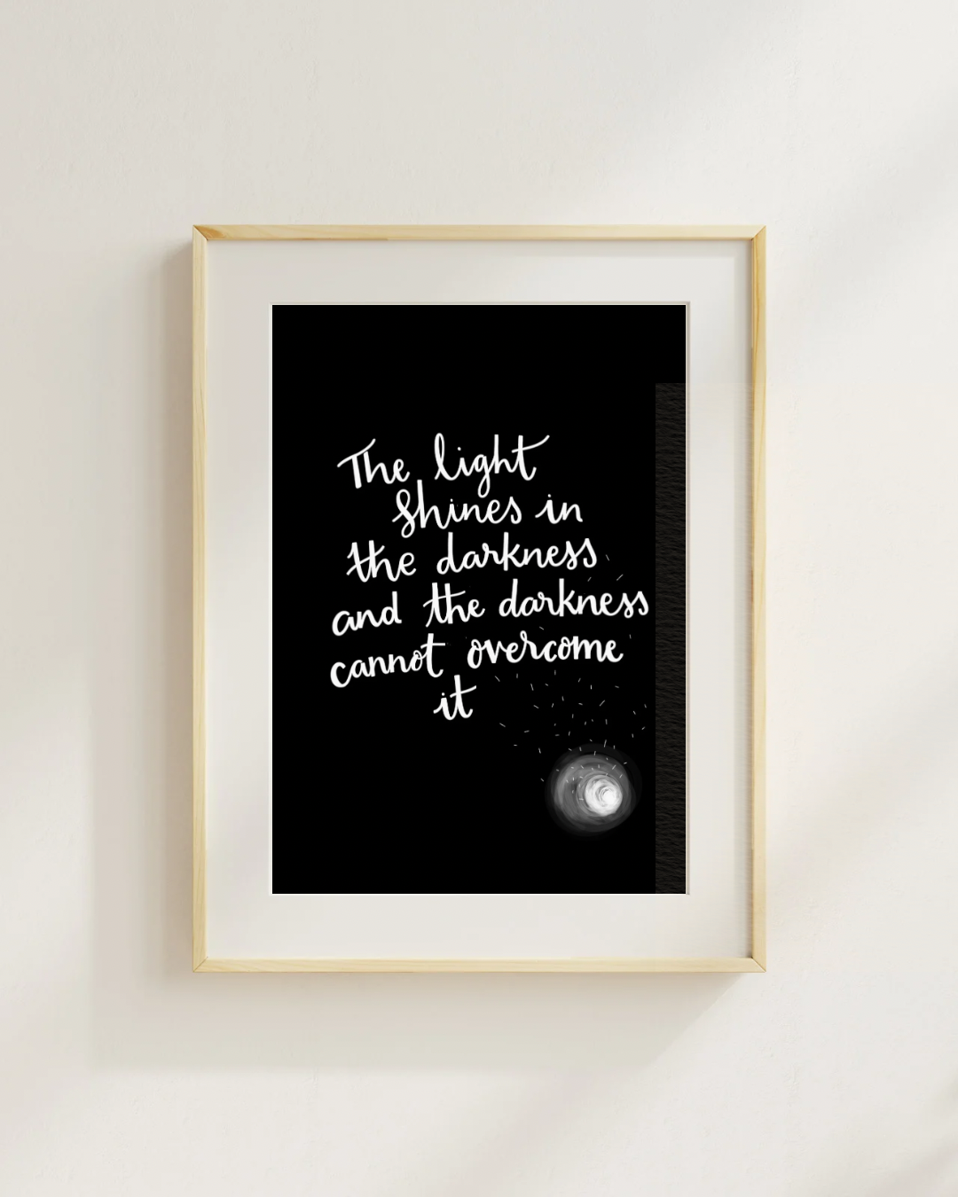‘Light in the Darkness’ A4 Print