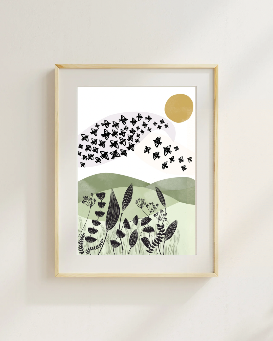 ‘Starlings’ A4 Print